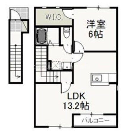 ラ・フィオーレⅡの物件間取画像